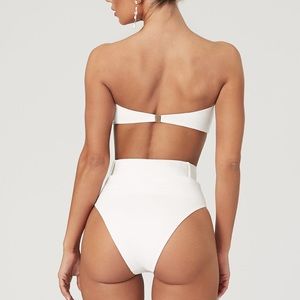 Meshki high waisted bikini and bandeau top